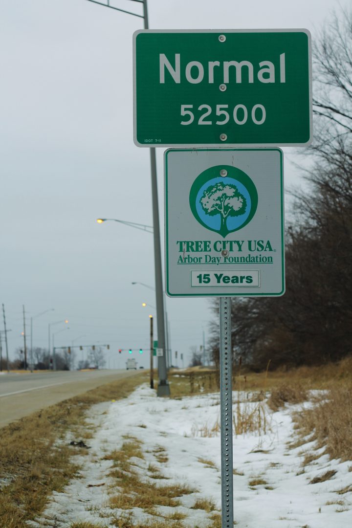 Normal, Illinois Street Sign