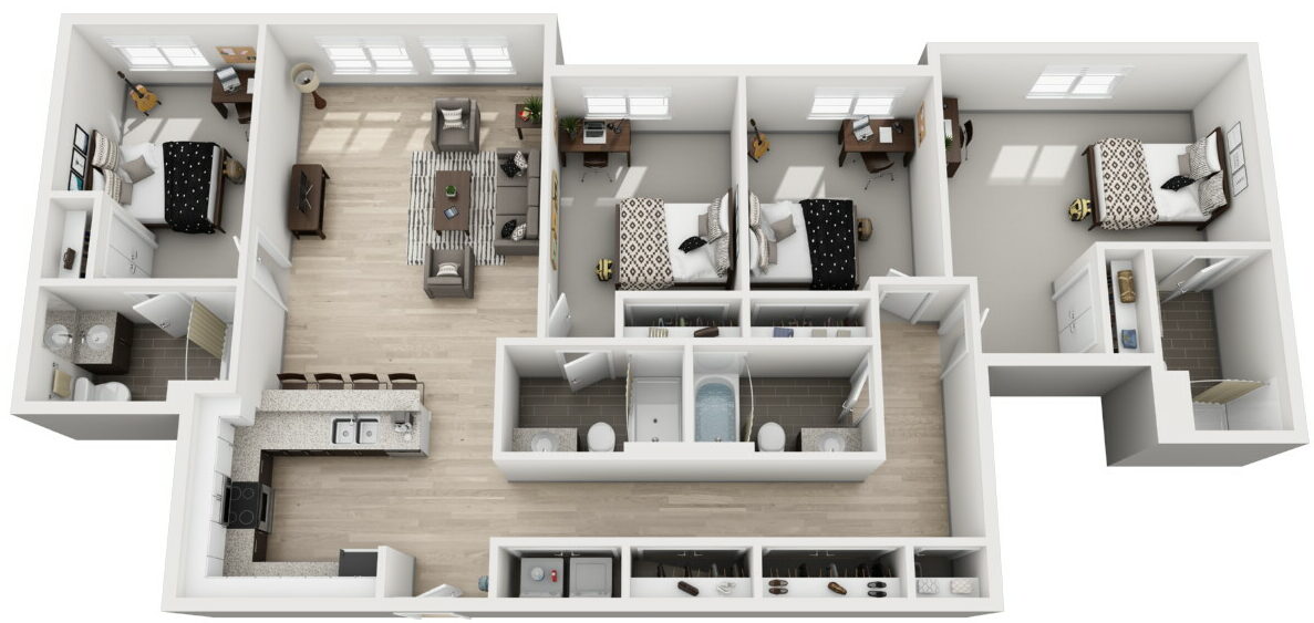 flat apartment plan